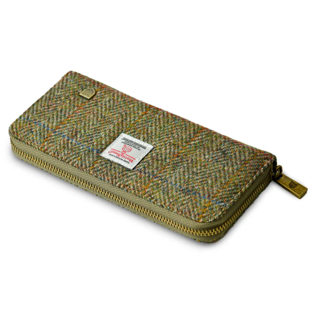 Harris Tweed Long Zip Wallet