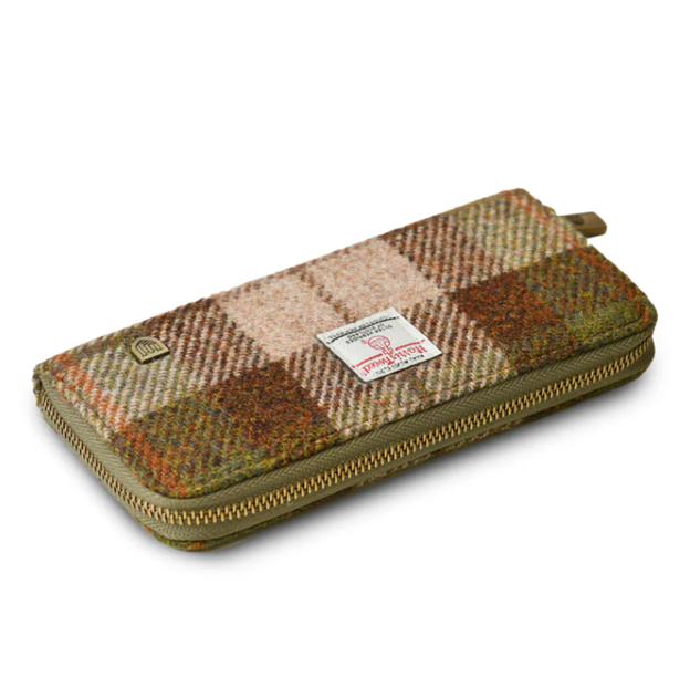 Harris Tweed Long Zip Wallet