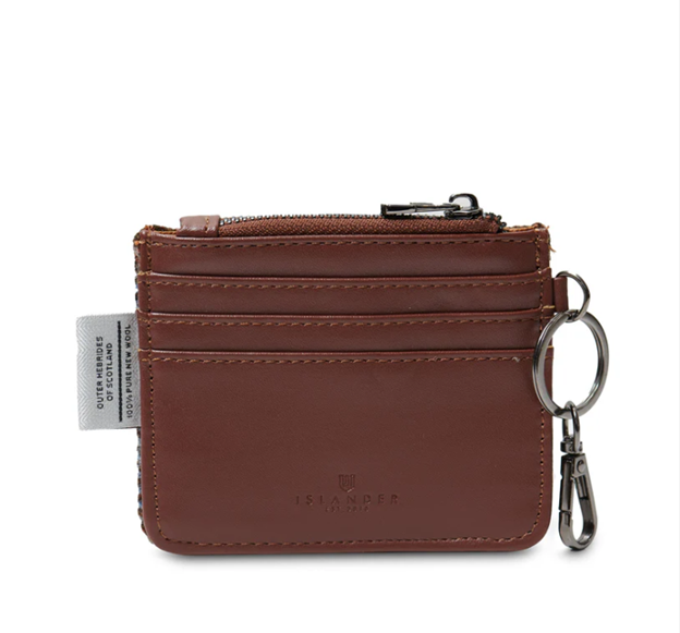 Harris Tweed Zip Card Wallet