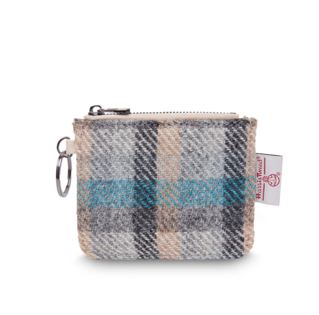 Harris Tweed Zip Card Wallet