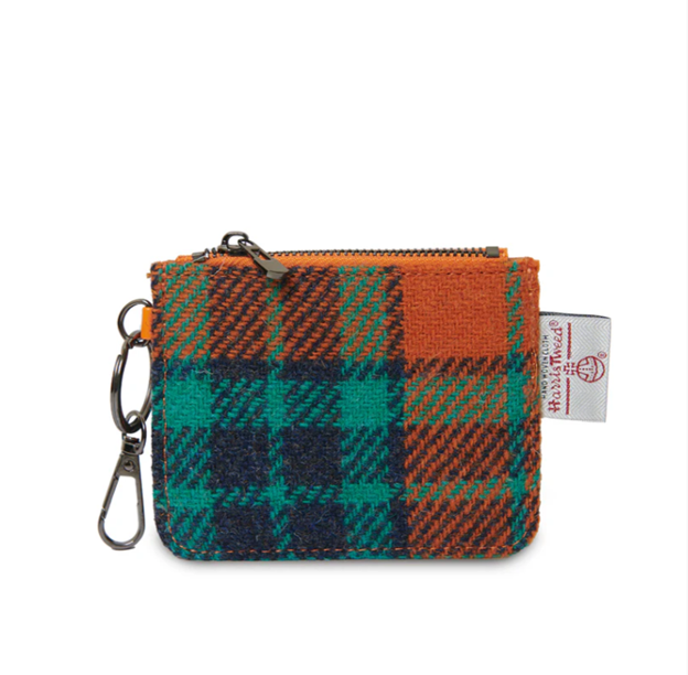 Harris Tweed Zip Card Wallet