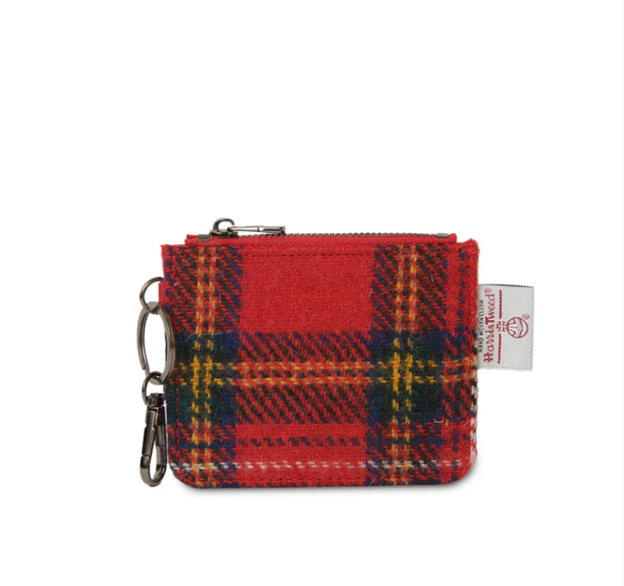Harris Tweed Zip Card Wallet