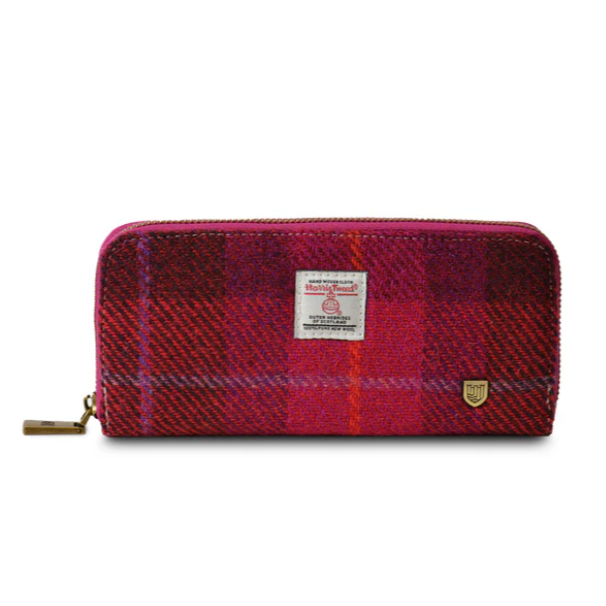 Harris Tweed Long Zip Wallet