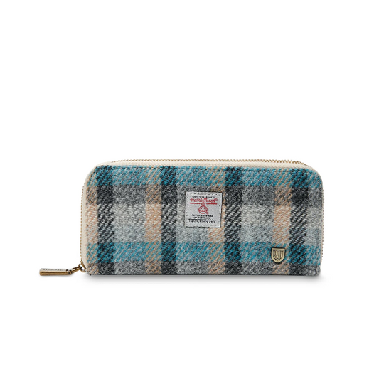 Harris Tweed Long Zip Wallet