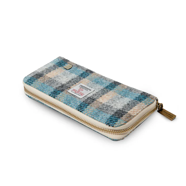 Harris Tweed Long Zip Wallet