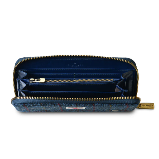 Harris Tweed Long Zip Wallet