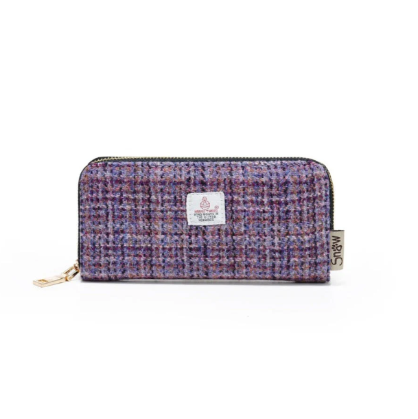 Harris Tweed Long Zip Wallet