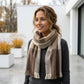 Women's Alpaca Blend Plaid Scarf