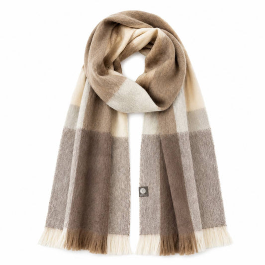 Men's Alpaca Blend Plaid Scarf