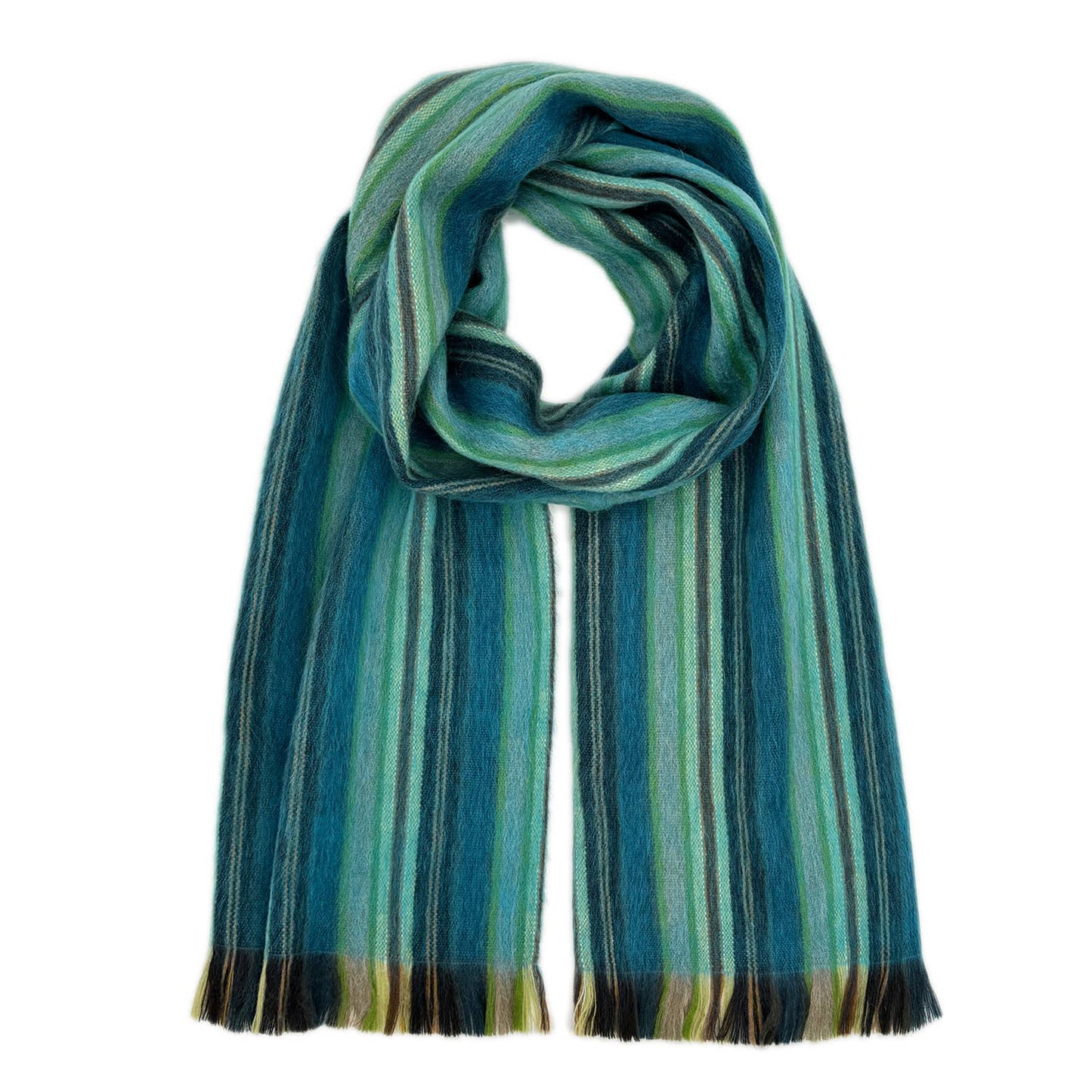 Men's Alpaca Blend Striped Scarf