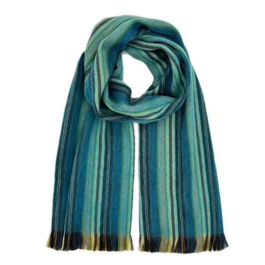 Women's Alpaca Blend Striped Scarf