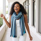 Women's Alpaca Blend Striped Scarf
