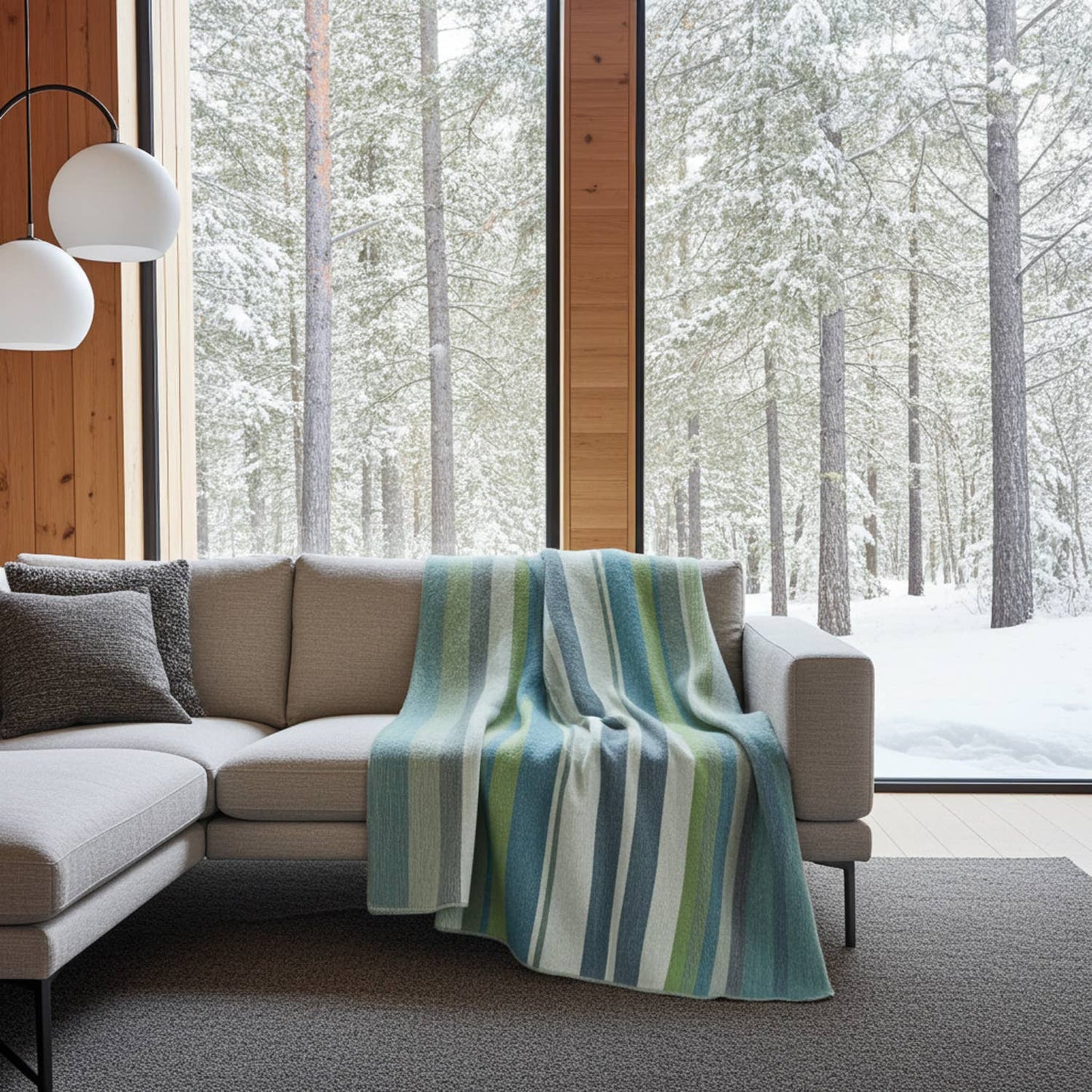Alpaca Reversible Throw - Lotus