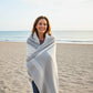 Alpaca Reversible Throw - Silver Birch