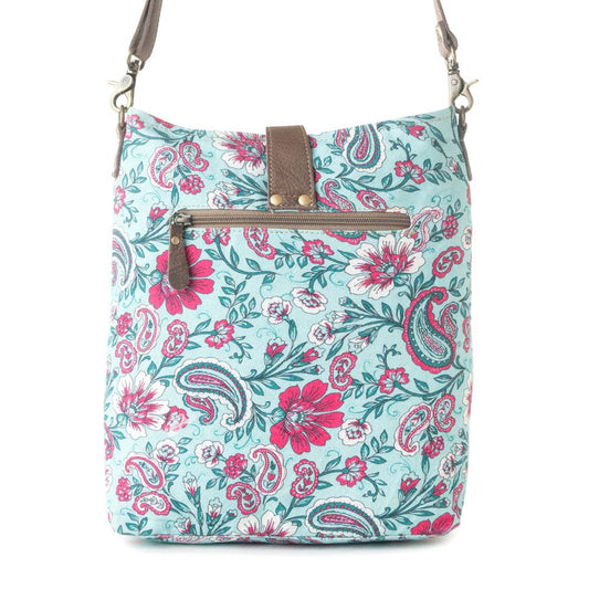 Aspendale Upcycled Canvas Bag with Leather Details