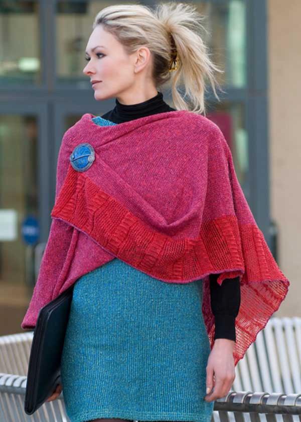 Bill Baber Silk & Linen Cape