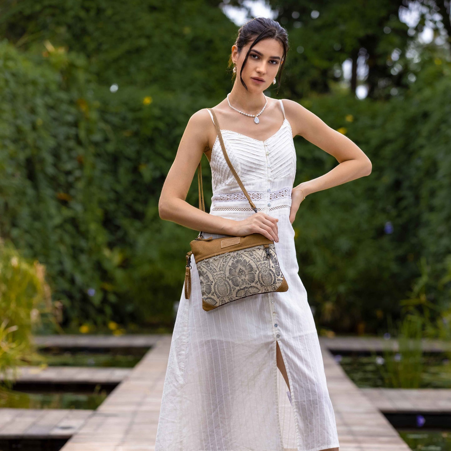 Floral Flow Small Crossbody