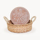 Handmade Bread Warmer & Wicker Basket - Plant Round