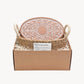 Handmade Bread Warmer & Wicker Basket - Vintage Vine Oval