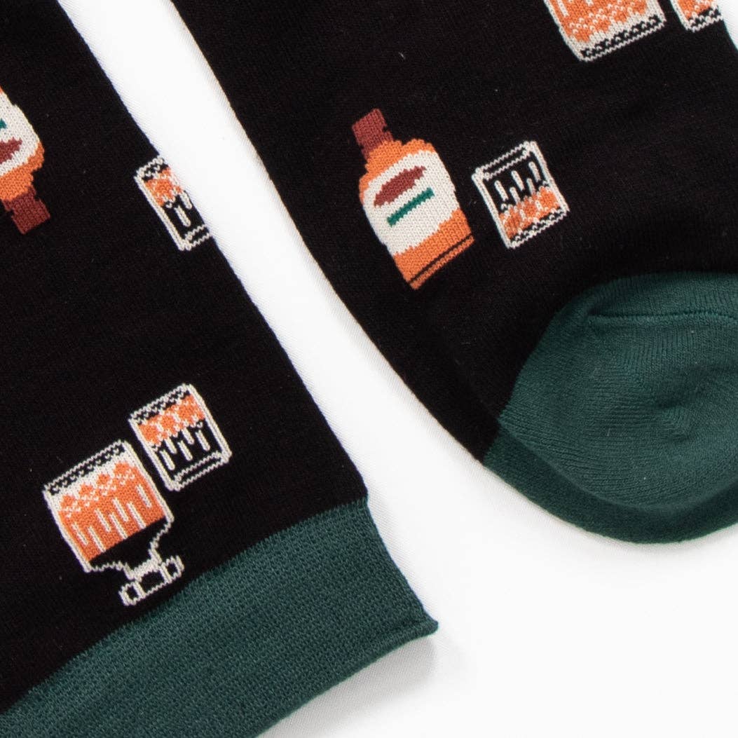 Whisky Bamboo Socks in Black