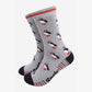 Puffin Bamboo Socks In Grey