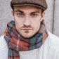 Pure Wool Tartan Check Scarf