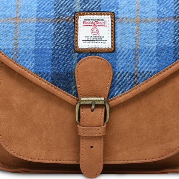 Harris Tweed Medium Saddle Bag