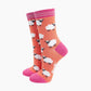Sheep Bamboo Socks in Orange