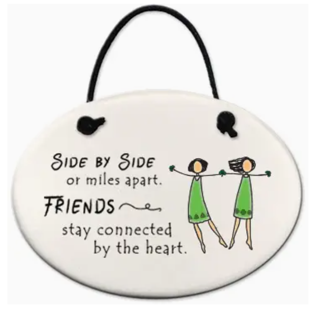 Ceramic Ornament - Friends Side By Side