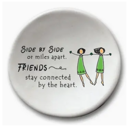 Ceramic Ornament - Friends Side By Side