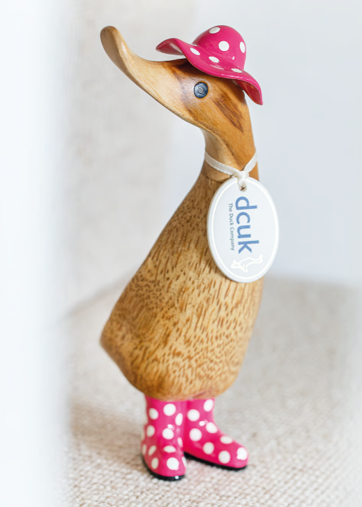 Dcuk Spotty Hat & Boots Duckling