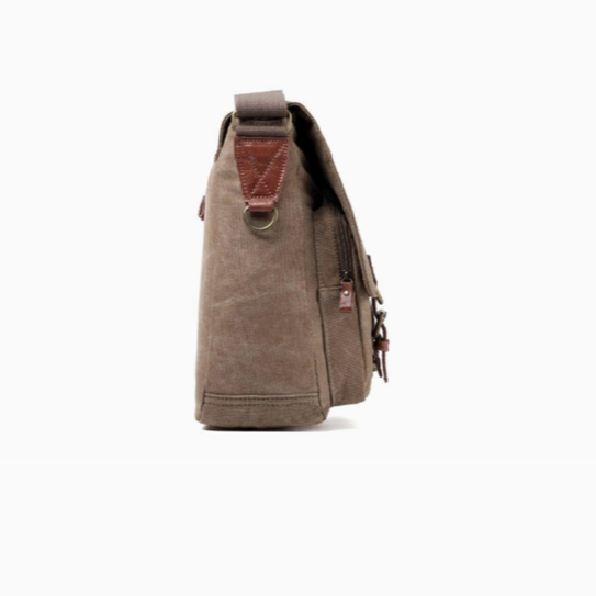 Classic Canvas Laptop Messenger Bag TRP0207