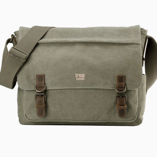 Classic Canvas Laptop Messenger Bag TRP0207