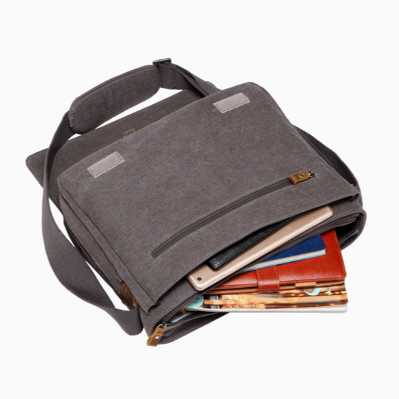 Classic Canvas Laptop Messenger Bag TRP0240