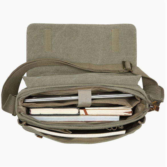 Classic Canvas Laptop Messenger Bag TRP0240