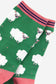 Green Lamb Bamboo Socks