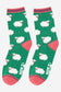 Green Lamb Bamboo Socks