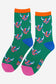 Highland Cow Rainbow Bamboo Socks